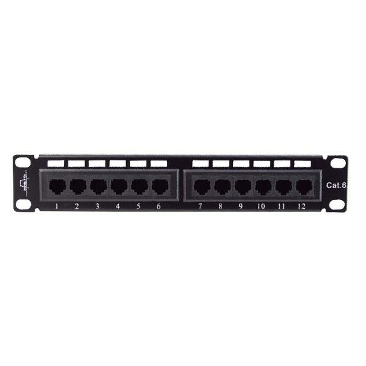 12-port UTP Category 6 Patch Panel Monolyth 3002001, Monolyth, Computing, Cabling and connectivity, 12-port-utp-category-6-patch-panel-monolyth-3002001, Brand_Monolyth, category-reference-2609, category-reference-2803, category-reference-2828, category-reference-t-19685, category-reference-t-7066, category-reference-t-7133, Condition_NEW, ferretería, networks/wiring, Price_20 - 50, RiotNook