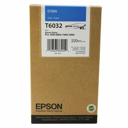 Original Ink Cartridge Epson C13T603200 Cyan, Epson, Computing, Printers and accessories, original-ink-cartridge-epson-c13t603200-cyan, Brand_Epson, category-reference-2609, category-reference-2642, category-reference-2874, category-reference-t-19685, category-reference-t-19911, category-reference-t-21377, category-reference-t-25688, Condition_NEW, office, Price_100 - 200, Teleworking, RiotNook