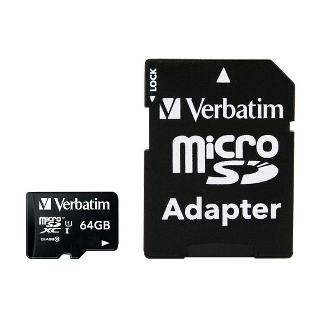 Micro SD Memory Card with Adaptor Verbatim 44084, Verbatim, Computing, Data storage, micro-sd-memory-card-with-adaptor-verbatim-44084, Brand_Verbatim, category-reference-2609, category-reference-2803, category-reference-2813, category-reference-t-19685, category-reference-t-19909, category-reference-t-21355, category-reference-t-25632, computers / components, Condition_NEW, Price_20 - 50, Teleworking, RiotNook