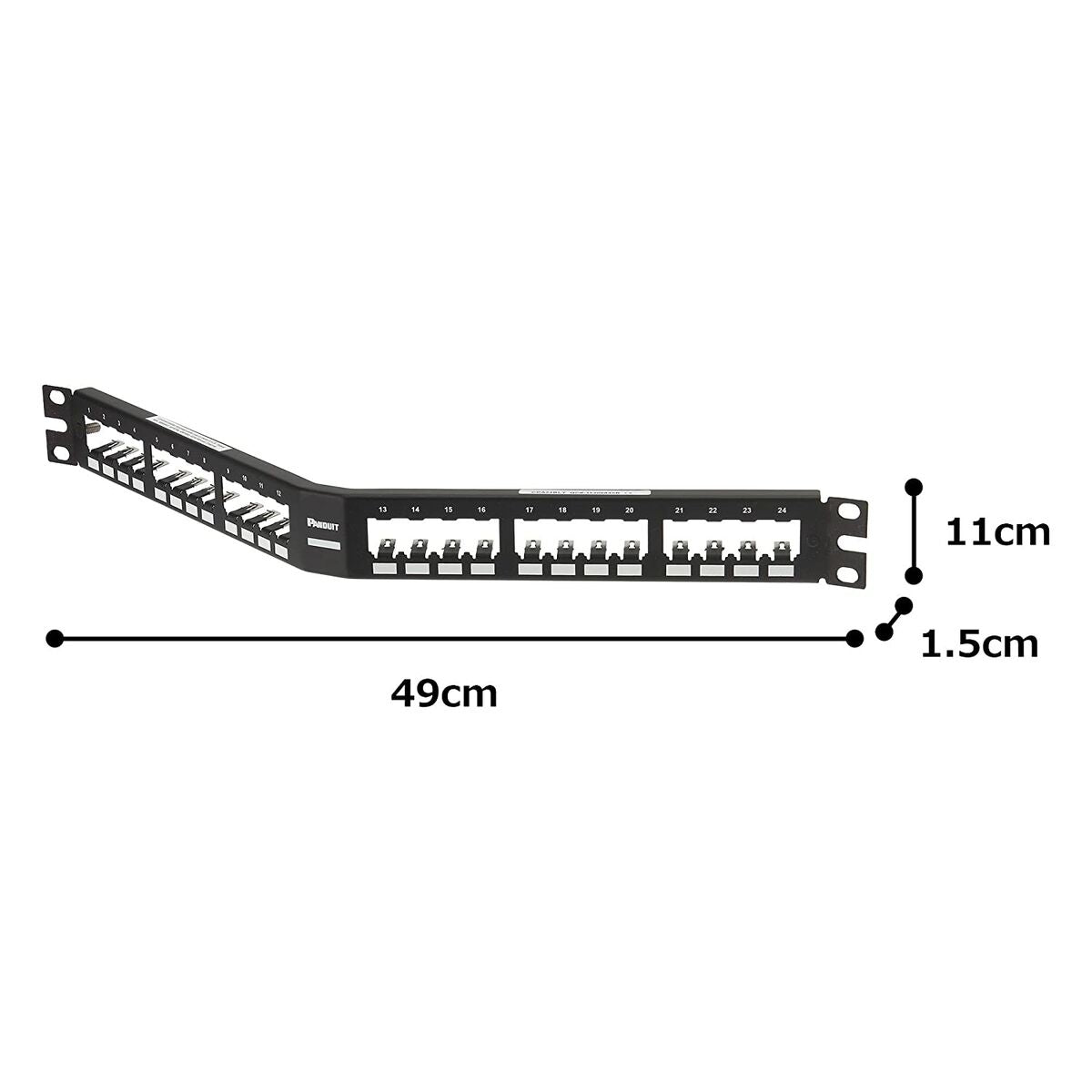 24-port UTP Category 6 Patch Panel Panduit CPA24BLY, Panduit, Computing, Cabling and connectivity, 24-port-utp-category-6-patch-panel-panduit-cpa24bly, Brand_Panduit, category-reference-2609, category-reference-2803, category-reference-2828, category-reference-t-19685, category-reference-t-7066, category-reference-t-7133, Condition_NEW, ferretería, networks/wiring, Price_100 - 200, RiotNook