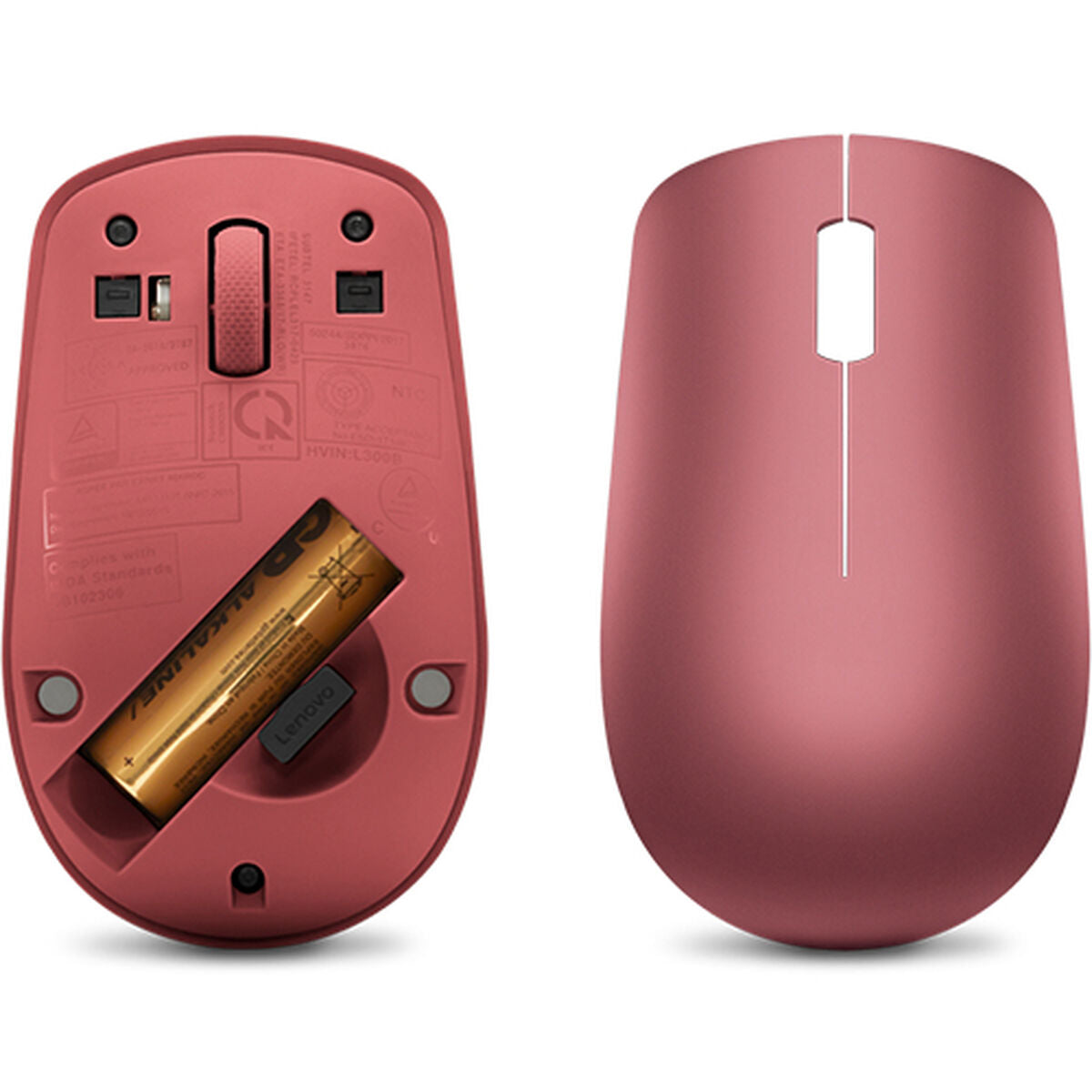 Wireless Mouse Lenovo GY50Z18990 Red, Lenovo, Computing, Accessories, wireless-mouse-lenovo-gy50z18990-red, Brand_Lenovo, category-reference-2609, category-reference-2642, category-reference-2656, category-reference-t-19685, category-reference-t-19908, category-reference-t-21353, computers / peripherals, Condition_NEW, office, Price_20 - 50, Teleworking, RiotNook
