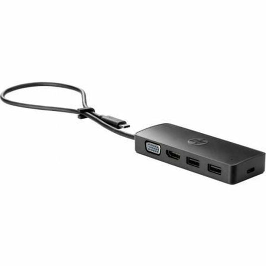 USB Hub HP 235N8AA Black, HP, Computing, Accessories, usb-hub-hp-235n8aa-black, Brand_HP, category-reference-2609, category-reference-2803, category-reference-2829, category-reference-t-19685, category-reference-t-19908, category-reference-t-21352, Condition_NEW, networks/wiring, Price_50 - 100, Teleworking, RiotNook