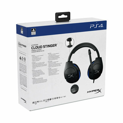 Gaming Headset with Microphone Hyperx HyperX Cloud Stinger PS5-PS4 Black/Blue Blue Black