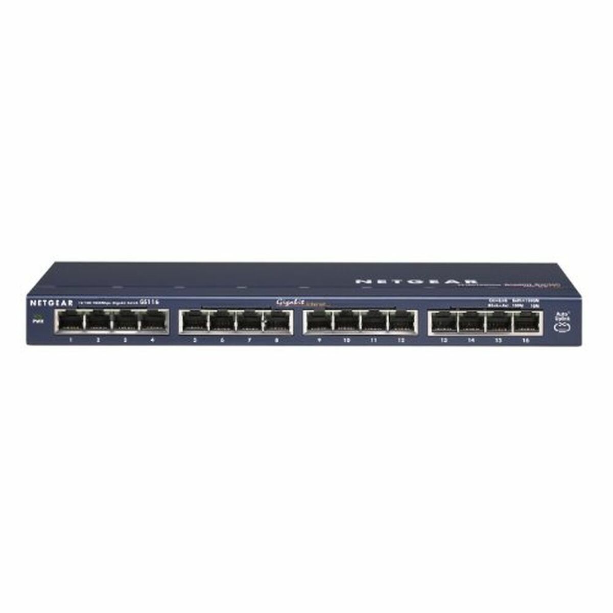 Switch Netgear GS116GE, Netgear, Computing, Network devices, switch-netgear-gs116ge, Brand_Netgear, category-reference-2609, category-reference-2803, category-reference-2827, category-reference-t-19685, category-reference-t-19914, Condition_NEW, networks/wiring, Price_50 - 100, Teleworking, RiotNook