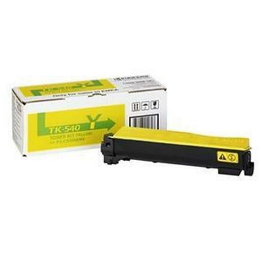 Toner Kyocera TK-540Y Yellow, Kyocera, Computing, Printers and accessories, toner-kyocera-tk-540y-yellow, Brand_Kyocera, category-reference-2609, category-reference-2642, category-reference-2876, category-reference-t-19685, category-reference-t-19911, category-reference-t-21377, category-reference-t-25688, Condition_NEW, office, Price_100 - 200, RiotNook