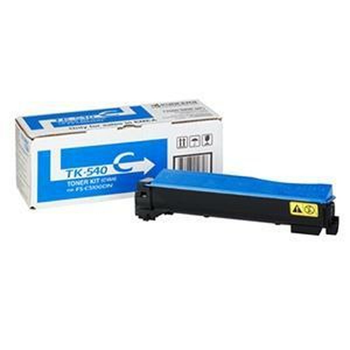 Toner Kyocera TK-540C Cyan, Kyocera, Computing, Printers and accessories, toner-kyocera-tk-540c-cyan, Brand_Kyocera, category-reference-2609, category-reference-2642, category-reference-2876, category-reference-t-19685, category-reference-t-19911, category-reference-t-21377, category-reference-t-25688, Condition_NEW, office, Price_100 - 200, RiotNook