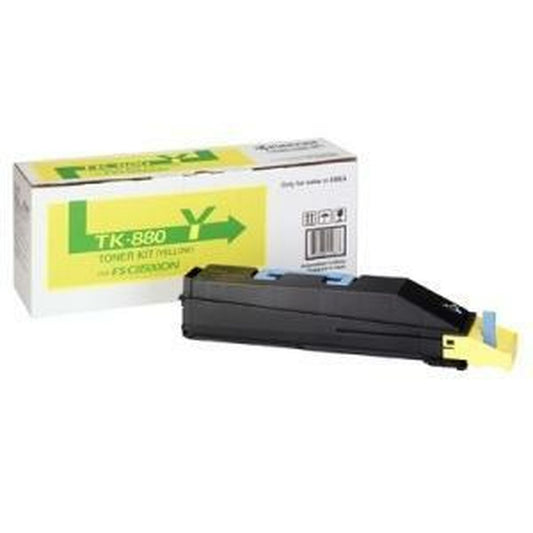 Toner Kyocera TK-880Y Yellow, Kyocera, Computing, Printers and accessories, toner-kyocera-tk-880y-yellow, Brand_Kyocera, category-reference-2609, category-reference-2642, category-reference-2876, category-reference-t-19685, category-reference-t-19911, category-reference-t-21377, category-reference-t-25688, Condition_NEW, office, Price_200 - 300, RiotNook