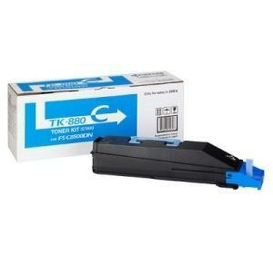 Toner Kyocera TK-880C Cyan, Kyocera, Computing, Printers and accessories, toner-kyocera-tk-880c-cyan, Brand_Kyocera, category-reference-2609, category-reference-2642, category-reference-2876, category-reference-t-19685, category-reference-t-19911, category-reference-t-21377, category-reference-t-25688, Condition_NEW, office, Price_200 - 300, RiotNook