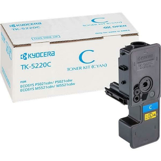 Toner Kyocera TK-5220C Cyan, Kyocera, Computing, Printers and accessories, toner-kyocera-tk-5220c-cyan, Brand_Kyocera, category-reference-2609, category-reference-2642, category-reference-2876, category-reference-t-19685, category-reference-t-19911, category-reference-t-21377, category-reference-t-25688, Condition_NEW, office, Price_50 - 100, RiotNook