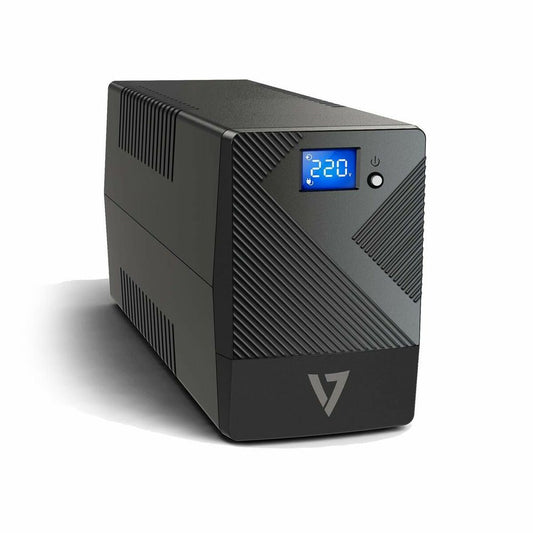 Uninterruptible Power Supply System Interactive UPS V7 UPS1P600E 600 W 360 W, V7, Computing, Accessories, uninterruptible-power-supply-system-interactive-ups-v7-ups1p600e-600-w-360-w, Brand_V7, category-reference-2609, category-reference-2642, category-reference-2845, category-reference-t-19685, category-reference-t-19908, category-reference-t-21341, computers / peripherals, Condition_NEW, office, Price_50 - 100, Teleworking, RiotNook