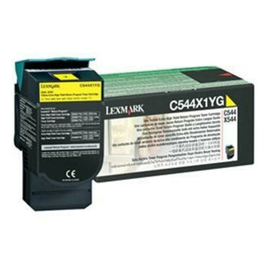 Toner Lexmark C544X1YG Yellow, Lexmark, Computing, Printers and accessories, toner-lexmark-c544x1yg-yellow, Brand_Lexmark, category-reference-2609, category-reference-2642, category-reference-2876, category-reference-t-19685, category-reference-t-19911, category-reference-t-21377, category-reference-t-25688, Condition_NEW, office, Price_200 - 300, RiotNook