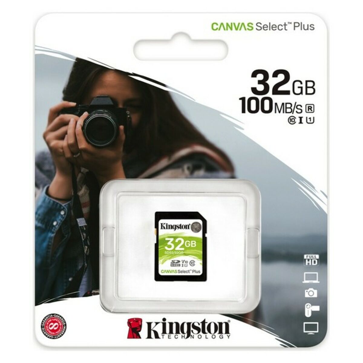 SD Memory Card Kingston SDS2 100 MB/s exFAT, Kingston, Computing, Data storage, sd-memory-card-kingston-sds2-100-mb-s-exfat, :128 GB, :32 GB, :64 GB, Brand_Kingston, Capacity_128 GB, Capacity_32 GB, Capacity_64 GB, category-reference-2609, category-reference-2803, category-reference-2813, category-reference-t-19685, category-reference-t-19909, category-reference-t-21355, category-reference-t-25632, computers / components, Condition_NEW, Price_20 - 50, Teleworking, RiotNook