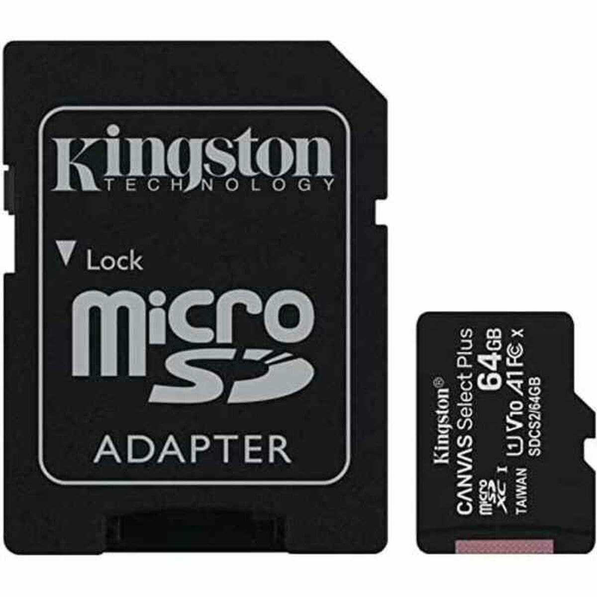 Micro SD Memory Card with Adaptor Kingston exFAT, Kingston, Computing, Data storage, micro-sd-memory-card-with-adaptor-kingston-exfat, :128 GB, :32 GB, :64 GB, Brand_Kingston, Capacity_128 GB, Capacity_32 GB, Capacity_64 GB, category-reference-2609, category-reference-2803, category-reference-2813, category-reference-t-19685, category-reference-t-19909, category-reference-t-21355, category-reference-t-25632, computers / components, Condition_NEW, Price_20 - 50, Teleworking, RiotNook