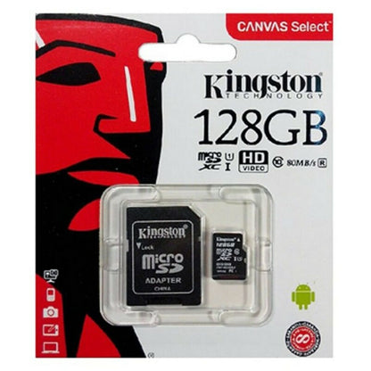 Micro SD Memory Card with Adaptor Kingston exFAT, Kingston, Computing, Data storage, micro-sd-memory-card-with-adaptor-kingston-exfat, :128 GB, :32 GB, :64 GB, Brand_Kingston, Capacity_128 GB, Capacity_32 GB, Capacity_64 GB, category-reference-2609, category-reference-2803, category-reference-2813, category-reference-t-19685, category-reference-t-19909, category-reference-t-21355, category-reference-t-25632, computers / components, Condition_NEW, Price_20 - 50, Teleworking, RiotNook