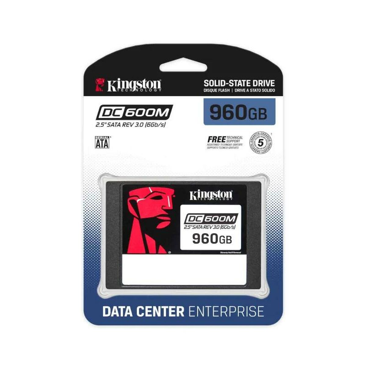 Hard Drive Kingston DC600M TLC 3D NAND 960 GB SSD, Kingston, Computing, Data storage, hard-drive-kingston-dc600m-tlc-3d-nand-960-gb-ssd, Brand_Kingston, category-reference-2609, category-reference-2803, category-reference-2806, category-reference-t-19685, category-reference-t-19909, category-reference-t-21357, computers / components, Condition_NEW, Price_100 - 200, Teleworking, RiotNook