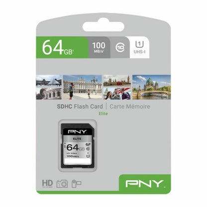 Micro SD Memory Card with Adaptor PNY P-SDUX64U185GW-GE 64 GB, PNY, Computing, Data storage, micro-sd-memory-card-with-adaptor-pny-p-sdux64u185gw-ge-64-gb, Brand_PNY, category-reference-2609, category-reference-2803, category-reference-2813, category-reference-t-19685, category-reference-t-19909, category-reference-t-21355, category-reference-t-25632, category-reference-t-29820, computers / components, Condition_NEW, Price_20 - 50, Teleworking, RiotNook