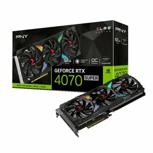 Graphics card PNY GeForce RTX 4070 SUPER GEFORCE RTX 4070 12 GB GDDR6, PNY, Computing, Components, graphics-card-pny-geforce-rtx-4070-super-geforce-rtx-4070-12-gb-gddr6, Brand_PNY, category-reference-2609, category-reference-2803, category-reference-2812, category-reference-t-19685, category-reference-t-19912, category-reference-t-21360, category-reference-t-25665, computers / components, Condition_NEW, Price_700 - 800, Teleworking, RiotNook