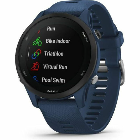 Smartwatch GARMIN Forerunner 255 Blue 1,3" Ø 46 mm, GARMIN, Electronics, smartwatch-garmin-forerunner-255-blue-1-3-o-46-mm, Brand_GARMIN, category-reference-2609, category-reference-2617, category-reference-2634, category-reference-t-19653, category-reference-t-4082, Condition_NEW, original gifts, Price_300 - 400, telephones & tablets, Teleworking, wifi y bluetooth, RiotNook