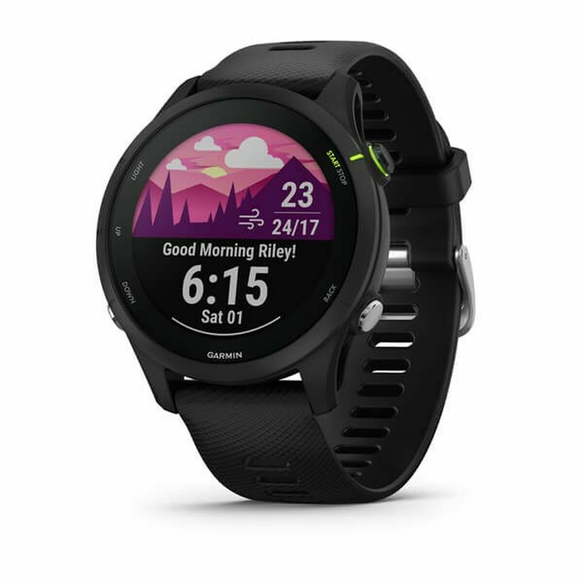 Smartwatch GARMIN Forerunner 255 Black 1,3" Ø 46 mm, GARMIN, Electronics, smartwatch-garmin-forerunner-255-black-1-3-o-46-mm, Brand_GARMIN, category-reference-2609, category-reference-2617, category-reference-2634, category-reference-t-19653, category-reference-t-4082, Condition_NEW, original gifts, Price_300 - 400, telephones & tablets, Teleworking, wifi y bluetooth, RiotNook
