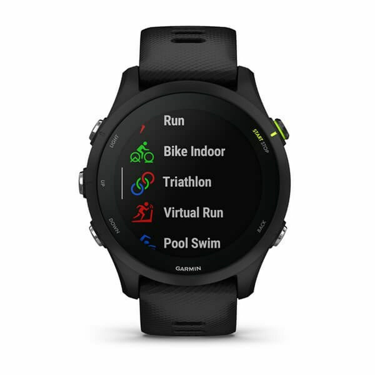 Smartwatch GARMIN Forerunner 255 Black 1,3" Ø 46 mm, GARMIN, Electronics, smartwatch-garmin-forerunner-255-black-1-3-o-46-mm, Brand_GARMIN, category-reference-2609, category-reference-2617, category-reference-2634, category-reference-t-19653, category-reference-t-4082, Condition_NEW, original gifts, Price_300 - 400, telephones & tablets, Teleworking, wifi y bluetooth, RiotNook