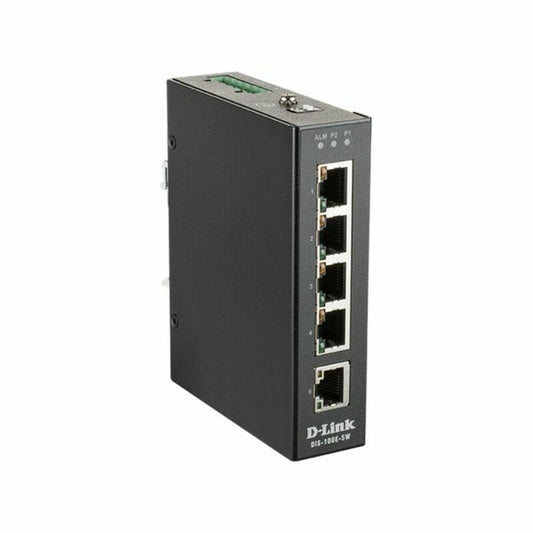 Cabinet Switch D-Link DIS-100E-5W RJ45 x 5, D-Link, Computing, Network devices, cabinet-switch-d-link-dis-100e-5w-rj45-x-5, Brand_D-Link, category-reference-2609, category-reference-2803, category-reference-2827, category-reference-t-19685, category-reference-t-19914, Condition_NEW, networks/wiring, Price_100 - 200, Teleworking, RiotNook