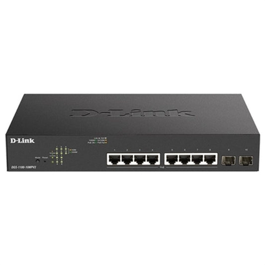 Switch D-Link DGS-1100-10MPV2/E, D-Link, Computing, Network devices, switch-d-link-dgs-1100-10mpv2-e-1, Brand_D-Link, category-reference-2609, category-reference-2803, category-reference-2827, category-reference-t-19685, category-reference-t-19914, category-reference-t-21367, Condition_NEW, networks/wiring, Price_200 - 300, Teleworking, RiotNook