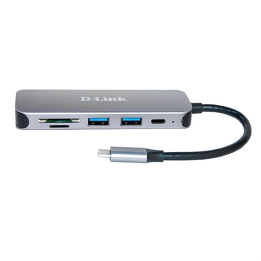 USB Hub D-Link DUB-2325 Grey, D-Link, Computing, Accessories, usb-hub-d-link-dub-2325-grey, Brand_D-Link, category-reference-2609, category-reference-2803, category-reference-2829, category-reference-t-19685, category-reference-t-19908, Condition_NEW, networks/wiring, Price_50 - 100, Teleworking, RiotNook