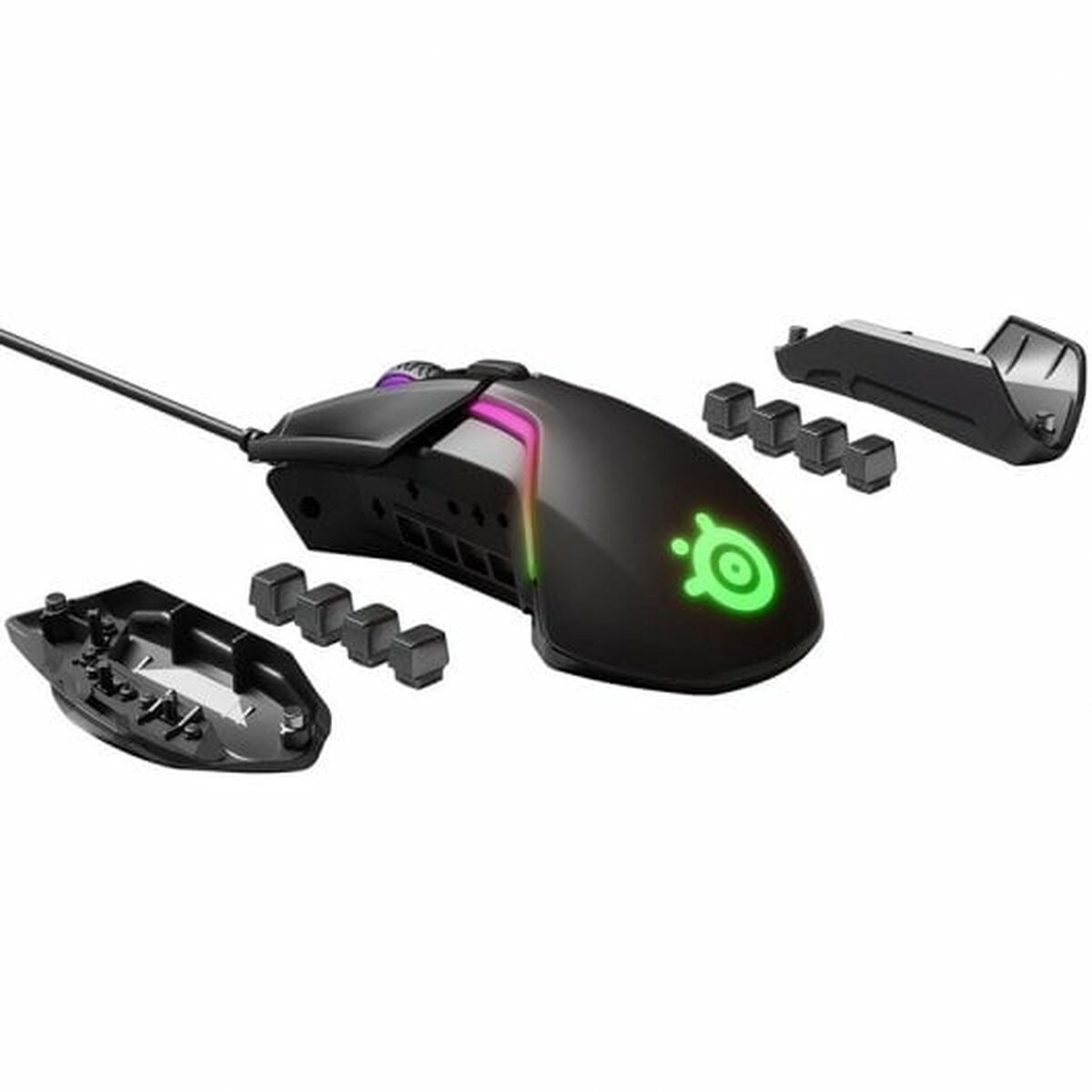 Mouse SteelSeries Rival 600 Black, SteelSeries, Computing, Accessories, mouse-steelseries-rival-600-black, :Gaming, Brand_SteelSeries, category-reference-2609, category-reference-2642, category-reference-2656, category-reference-t-19685, category-reference-t-19908, category-reference-t-21353, category-reference-t-25626, computers / peripherals, Condition_NEW, office, Price_50 - 100, Teleworking, RiotNook