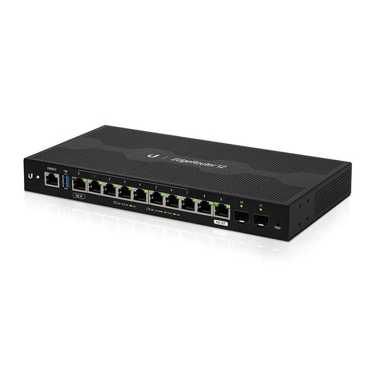 Router UBIQUITI ER-12 1000 MHz Black, UBIQUITI, Computing, Network devices, router-ubiquiti-er-12-1000-mhz-black, Brand_UBIQUITI, category-reference-2609, category-reference-2803, category-reference-2826, category-reference-t-19685, category-reference-t-19914, Condition_NEW, networks/wiring, Price_200 - 300, Teleworking, RiotNook