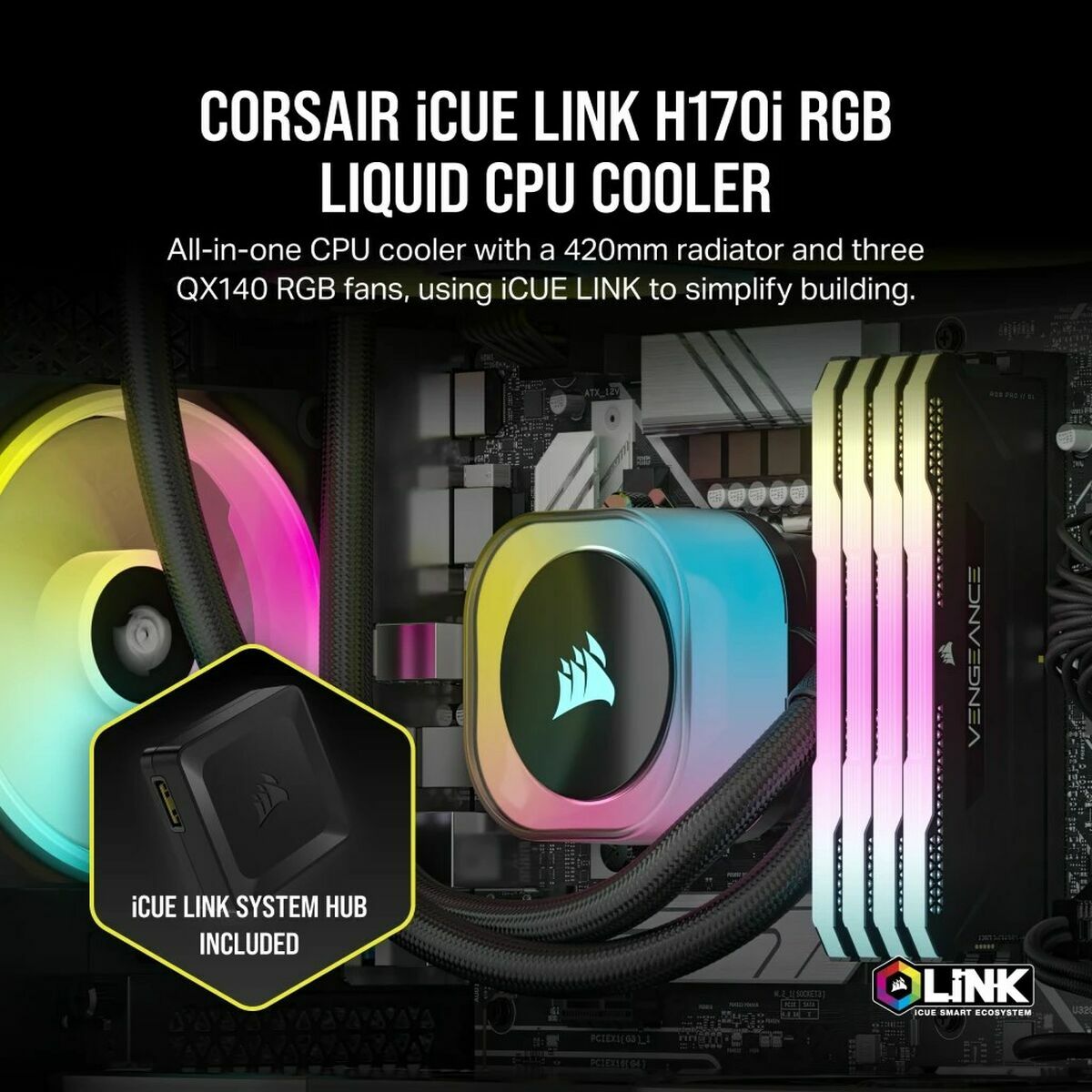 Notebook Cooling Fan Corsair CW-9061004-WW, Corsair, Computing, Components, notebook-cooling-fan-corsair-cw-9061004-ww, Brand_Corsair, category-reference-2609, category-reference-2803, category-reference-2815, category-reference-t-19685, category-reference-t-19912, category-reference-t-21360, category-reference-t-25668, computers / components, Condition_NEW, Price_200 - 300, Teleworking, RiotNook