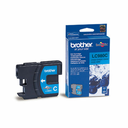 Original Ink Cartridge Brother LC-980C Cyan, Brother, Computing, Printers and accessories, original-ink-cartridge-brother-lc-980c-cyan-1, Brand_Brother, category-reference-2609, category-reference-2642, category-reference-2874, category-reference-t-19685, category-reference-t-19911, category-reference-t-21377, category-reference-t-25688, category-reference-t-29848, Condition_NEW, office, Price_20 - 50, Teleworking, RiotNook