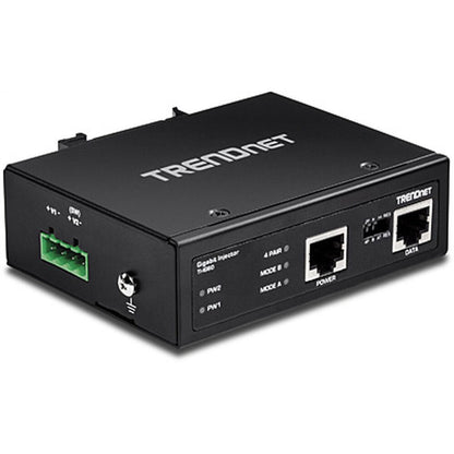 PoE Injector Trendnet TI-IG60 1000 Mbit/s Black, Trendnet, Computing, Network devices, poe-injector-trendnet-ti-ig60-1000-mbit-s-black, Brand_Trendnet, category-reference-2609, category-reference-2803, category-reference-2823, category-reference-t-19685, category-reference-t-19914, Condition_NEW, networks/wiring, Price_100 - 200, Teleworking, RiotNook