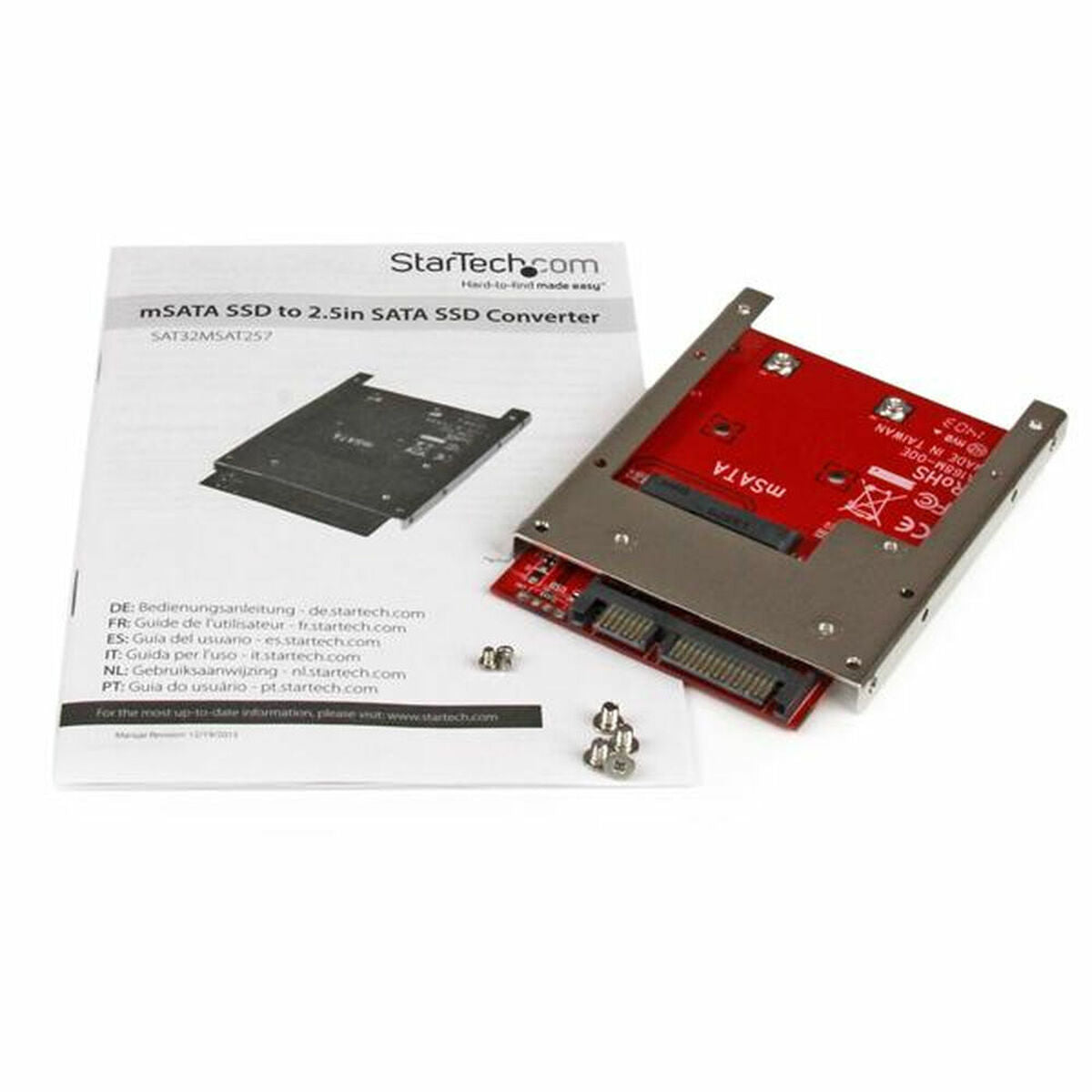 Adaptor SSD Startech SAT32MSAT257         SSD mSATA, Startech, Computing, Data storage, adaptor-ssd-startech-sat32msat257-ssd-msata, Brand_Startech, category-reference-2609, category-reference-2803, category-reference-2806, category-reference-t-19685, category-reference-t-19909, category-reference-t-21357, computers / components, Condition_NEW, Price_20 - 50, Teleworking, RiotNook