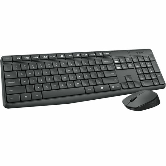 Keyboard and Wireless Mouse Logitech MK235, Logitech, Computing, Accessories, keyboard-and-wireless-mouse-logitech-mk235, :QWERTY, Brand_Logitech, category-reference-2609, category-reference-2642, category-reference-2646, category-reference-t-19685, category-reference-t-19908, category-reference-t-21353, computers / peripherals, Condition_NEW, office, Price_50 - 100, Teleworking, RiotNook