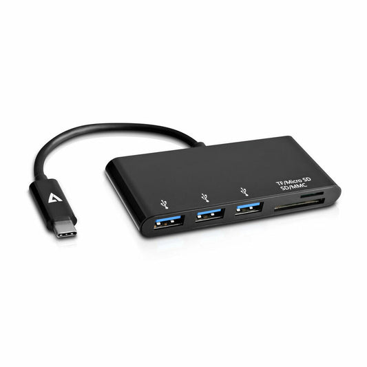 USB-hub V7 V7UC3U-HUB-BLK-1E