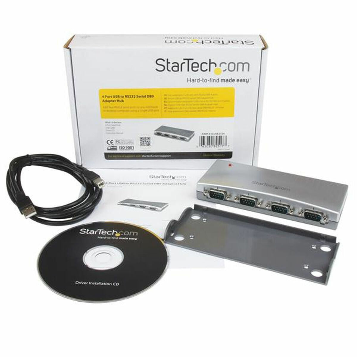 USB to RS232 Adapter Startech ICUSB2324 Silver, Startech, Computing, Accessories, usb-to-rs232-adapter-startech-icusb2324-silver, Brand_Startech, category-reference-2609, category-reference-2803, category-reference-2829, category-reference-t-19685, category-reference-t-19908, Condition_NEW, networks/wiring, Price_100 - 200, RiotNook