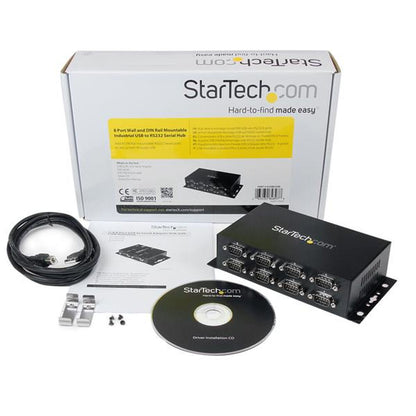 USB to RS232 Adapter Startech ICUSB2328I Black, Startech, Computing, Network devices, usb-to-rs232-adapter-startech-icusb2328i-black, Brand_Startech, category-reference-2609, category-reference-2803, category-reference-2829, category-reference-t-19685, category-reference-t-19914, Condition_NEW, networks/wiring, Price_200 - 300, Teleworking, RiotNook