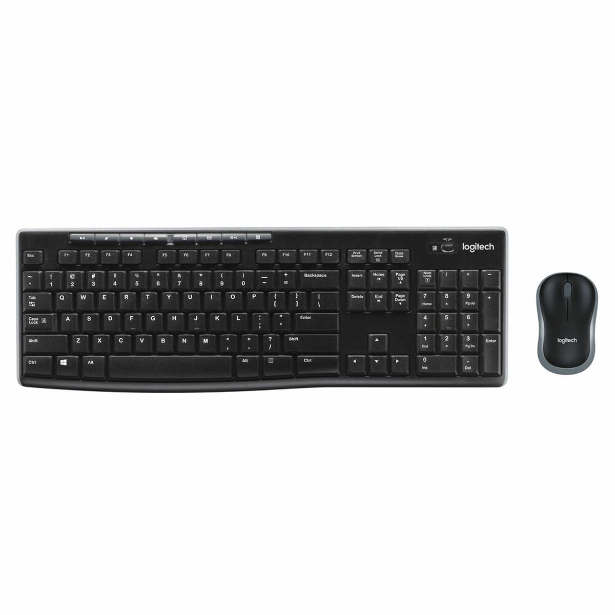Keyboard and Wireless Mouse Logitech MK270 QWERTY English, Logitech, Computing, Accessories, keyboard-and-wireless-mouse-logitech-mk270-qwerty-english, :English, :QWERTY, Brand_Logitech, category-reference-2609, category-reference-2642, category-reference-2646, category-reference-t-19685, category-reference-t-19908, category-reference-t-21353, computers / peripherals, Condition_NEW, office, Price_50 - 100, Teleworking, RiotNook