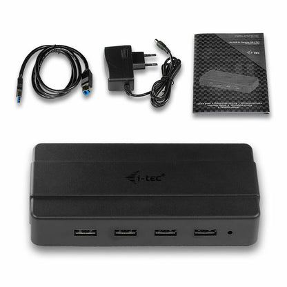 USB Hub i-Tec U3HUB445 Black, i-Tec, Computing, Accessories, usb-hub-i-tec-u3hub445-black, black friday / cyber monday, Brand_i-Tec, category-reference-2609, category-reference-2803, category-reference-2829, category-reference-t-19685, category-reference-t-19908, category-reference-t-21352, Condition_NEW, networks/wiring, Price_20 - 50, Teleworking, RiotNook