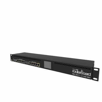 Router Mikrotik RB3011UIAS-RM Gigabit Ethernet Black, Mikrotik, Computing, Network devices, router-mikrotik-rb3011uias-rm-gigabit-ethernet-black, Brand_Mikrotik, category-reference-2609, category-reference-2803, category-reference-2826, category-reference-t-19685, category-reference-t-19914, Condition_NEW, networks/wiring, Price_100 - 200, RiotNook