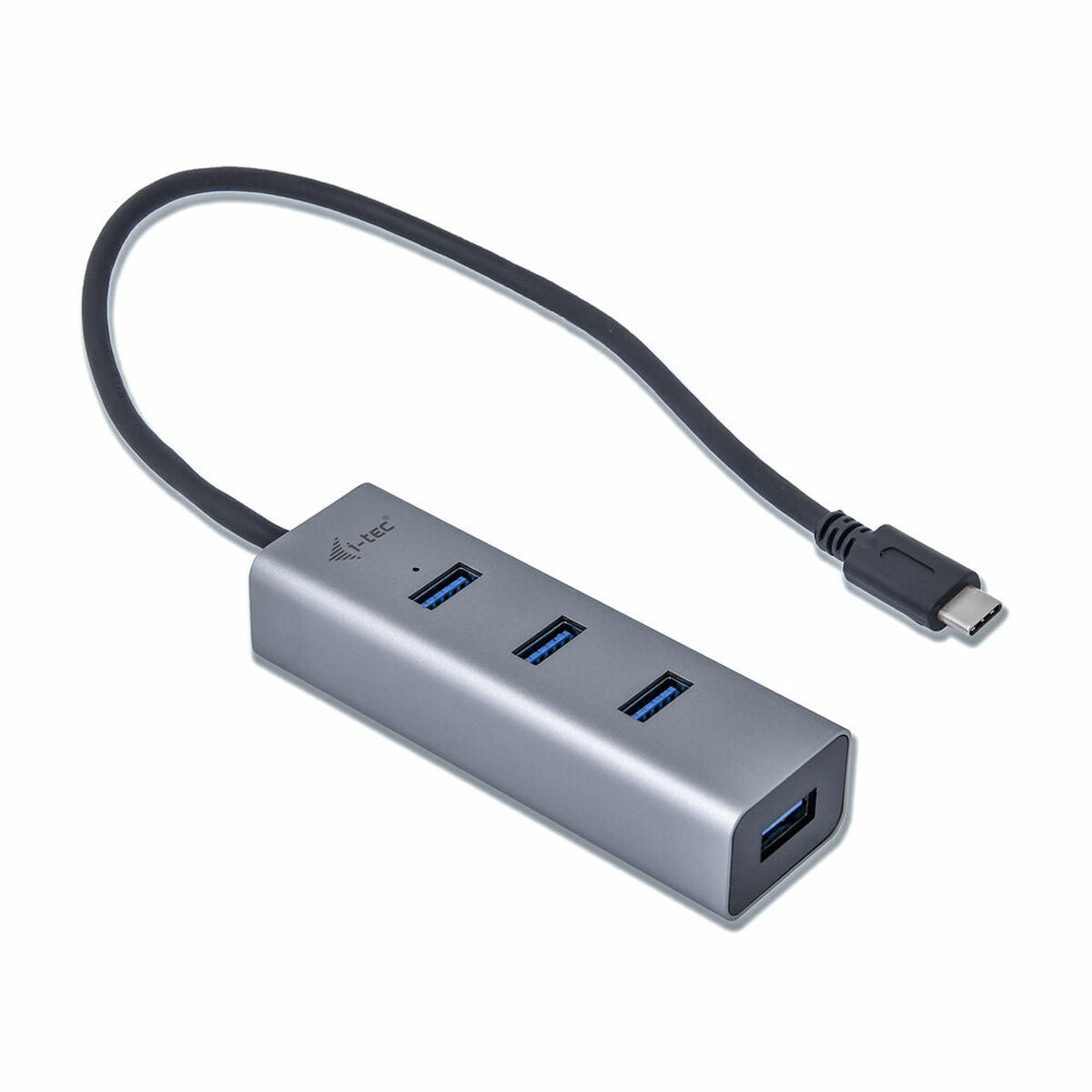 USB Hub i-Tec C31HUBMETAL403 USB x 4 Grey, i-Tec, Computing, Accessories, usb-hub-i-tec-c31hubmetal403-usb-x-4-grey, Brand_i-Tec, category-reference-2609, category-reference-2803, category-reference-2829, category-reference-t-19685, category-reference-t-19908, Condition_NEW, networks/wiring, Price_20 - 50, Teleworking, RiotNook