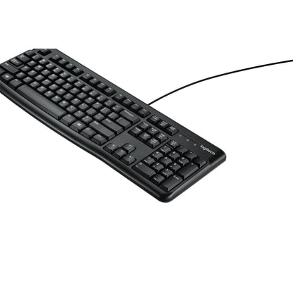 Keyboard Logitech K120 Black Qwerty US, Logitech, Computing, Accessories, keyboard-logitech-k120-black-qwerty-us, Brand_Logitech, category-reference-2609, category-reference-2642, category-reference-2646, category-reference-t-19685, category-reference-t-19908, category-reference-t-21353, category-reference-t-25628, computers / peripherals, Condition_NEW, office, Price_20 - 50, Teleworking, RiotNook