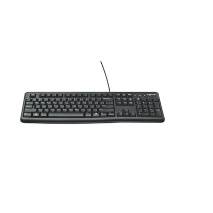 Keyboard Logitech K120 Black Qwerty US, Logitech, Computing, Accessories, keyboard-logitech-k120-black-qwerty-us, Brand_Logitech, category-reference-2609, category-reference-2642, category-reference-2646, category-reference-t-19685, category-reference-t-19908, category-reference-t-21353, category-reference-t-25628, computers / peripherals, Condition_NEW, office, Price_20 - 50, Teleworking, RiotNook