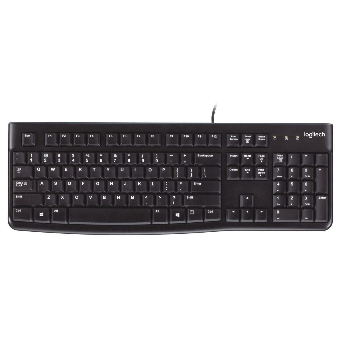 Keyboard Logitech K120 Black Qwerty US, Logitech, Computing, Accessories, keyboard-logitech-k120-black-qwerty-us, Brand_Logitech, category-reference-2609, category-reference-2642, category-reference-2646, category-reference-t-19685, category-reference-t-19908, category-reference-t-21353, category-reference-t-25628, computers / peripherals, Condition_NEW, office, Price_20 - 50, Teleworking, RiotNook