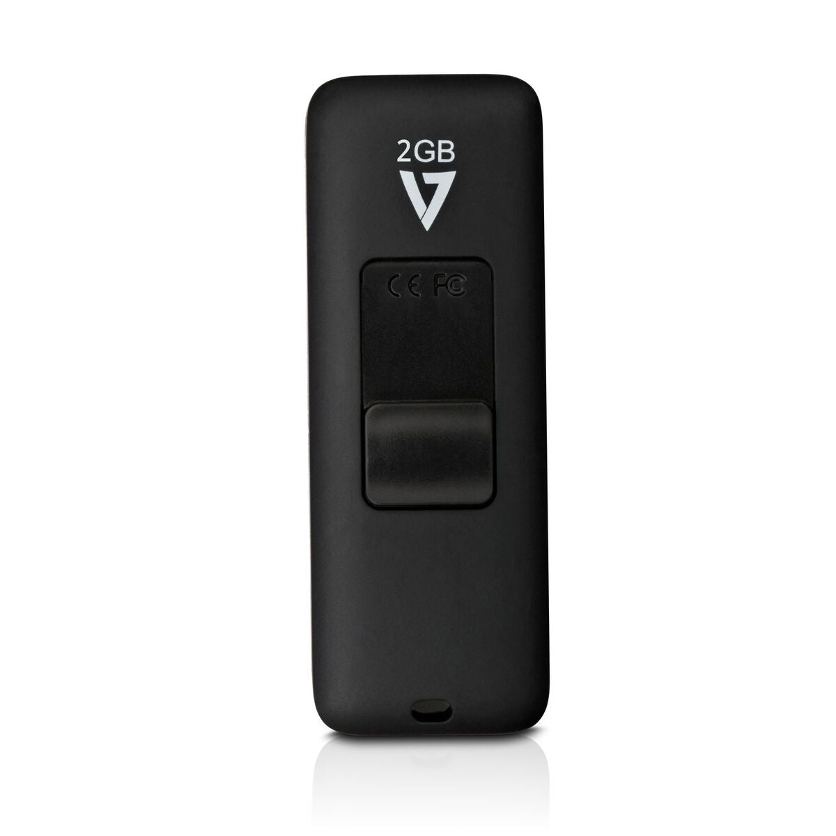 USB stick V7 VF22GAR-3E Black 2 GB, V7, Computing, Data storage, usb-stick-v7-vf22gar-3e-black-2-gb, Brand_V7, category-reference-2609, category-reference-2803, category-reference-2817, category-reference-t-19685, category-reference-t-19909, category-reference-t-21355, computers / components, Condition_NEW, Price_20 - 50, Teleworking, RiotNook