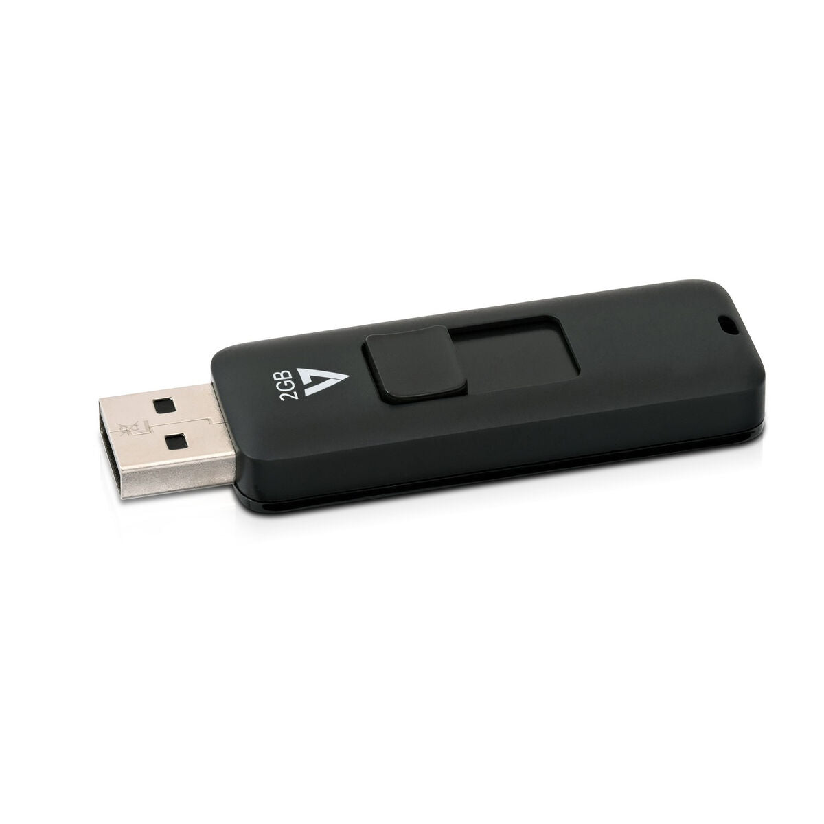 USB stick V7 VF22GAR-3E Black 2 GB, V7, Computing, Data storage, usb-stick-v7-vf22gar-3e-black-2-gb, Brand_V7, category-reference-2609, category-reference-2803, category-reference-2817, category-reference-t-19685, category-reference-t-19909, category-reference-t-21355, computers / components, Condition_NEW, Price_20 - 50, Teleworking, RiotNook