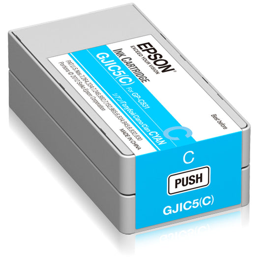 Original Ink Cartridge Epson GJIC5C Cyan, Epson, Computing, Printers and accessories, original-ink-cartridge-epson-gjic5c-cyan, Brand_Epson, category-reference-2609, category-reference-2642, category-reference-2874, category-reference-t-19685, category-reference-t-19911, category-reference-t-21377, category-reference-t-25688, Condition_NEW, office, Price_20 - 50, Teleworking, RiotNook