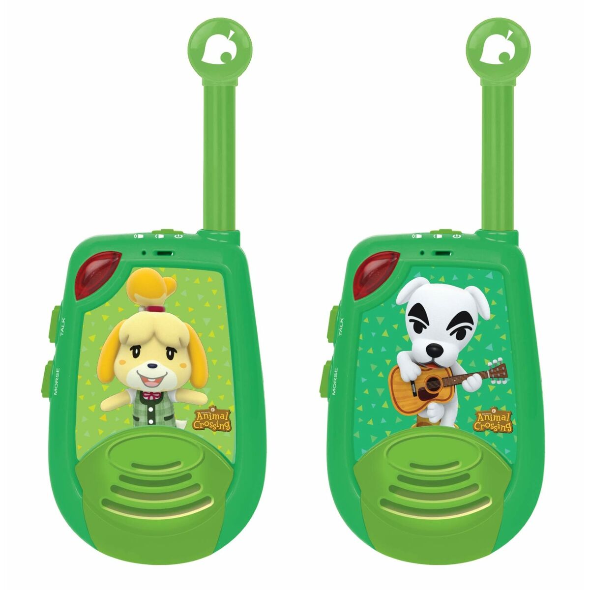 Walkie-Talkie Lexibook Animal Crossing Green, Lexibook, Toys and games, Electronic toys, walkie-talkie-lexibook-animal-crossing-green, : Set of 2 Units, Brand_Lexibook, category-reference-2609, category-reference-2617, category-reference-2940, category-reference-t-11190, category-reference-t-19663, Condition_NEW, entertainment, gifts for kids, para los más peques, Price_50 - 100, RiotNook