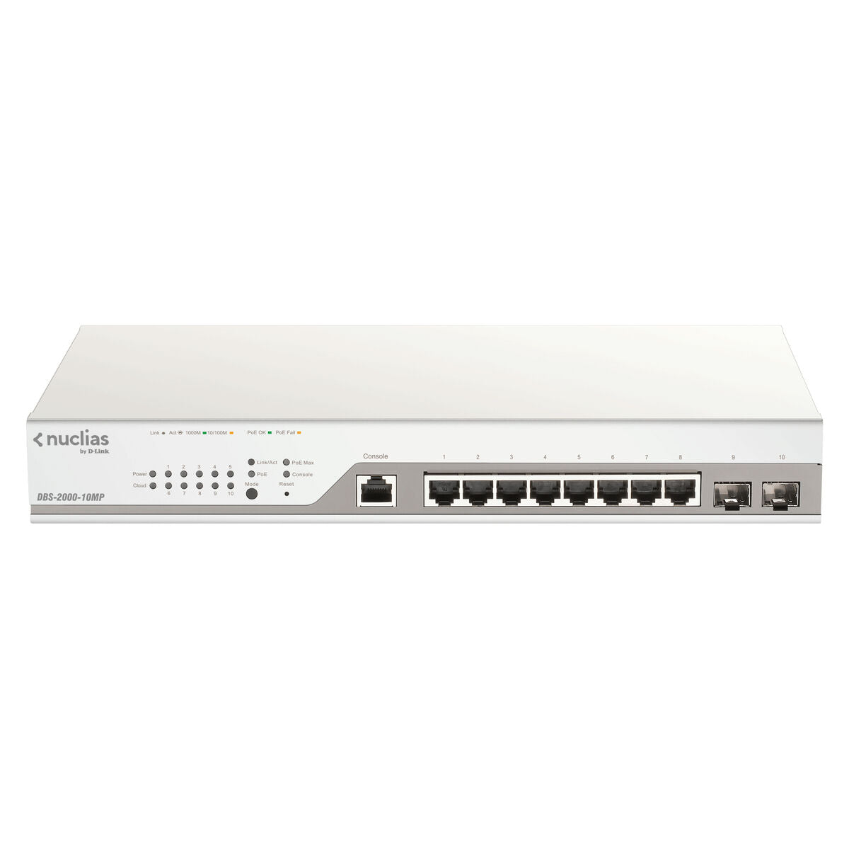 Switch D-Link DBS-2000-10MP, D-Link, Computing, Network devices, switch-d-link-dbs-2000-10mp, Brand_D-Link, category-reference-2609, category-reference-2803, category-reference-2827, category-reference-t-19685, category-reference-t-19914, Condition_NEW, networks/wiring, Price_300 - 400, Teleworking, RiotNook