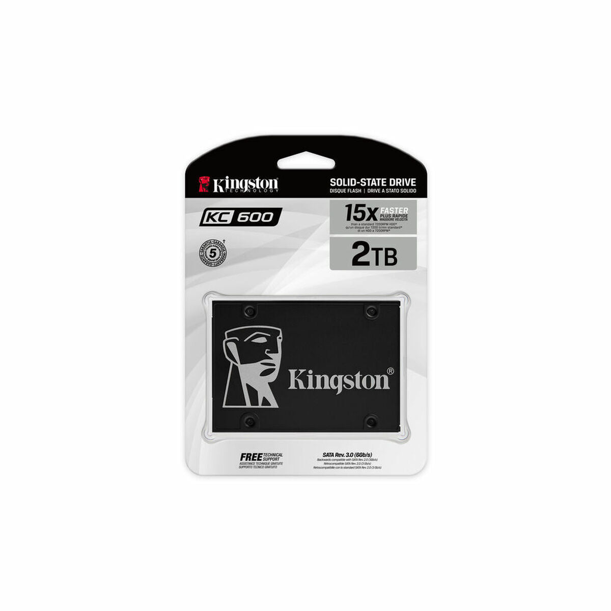 Hard Drive Kingston SKC600/2048G 2 TB 2 TB SSD, Kingston, Computing, Data storage, hard-drive-kingston-skc600-2048g-2-tb-2-tb-ssd, Brand_Kingston, category-reference-2609, category-reference-2803, category-reference-2806, category-reference-t-19685, category-reference-t-19909, category-reference-t-21357, computers / components, Condition_NEW, Price_200 - 300, Teleworking, RiotNook